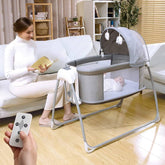 Mastela 4-in-1 Electric Musical Bedside Crib